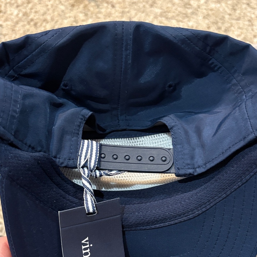 Vineyard Vines Dark Blue Hat with Red and White Details - Picture 3 of 4
